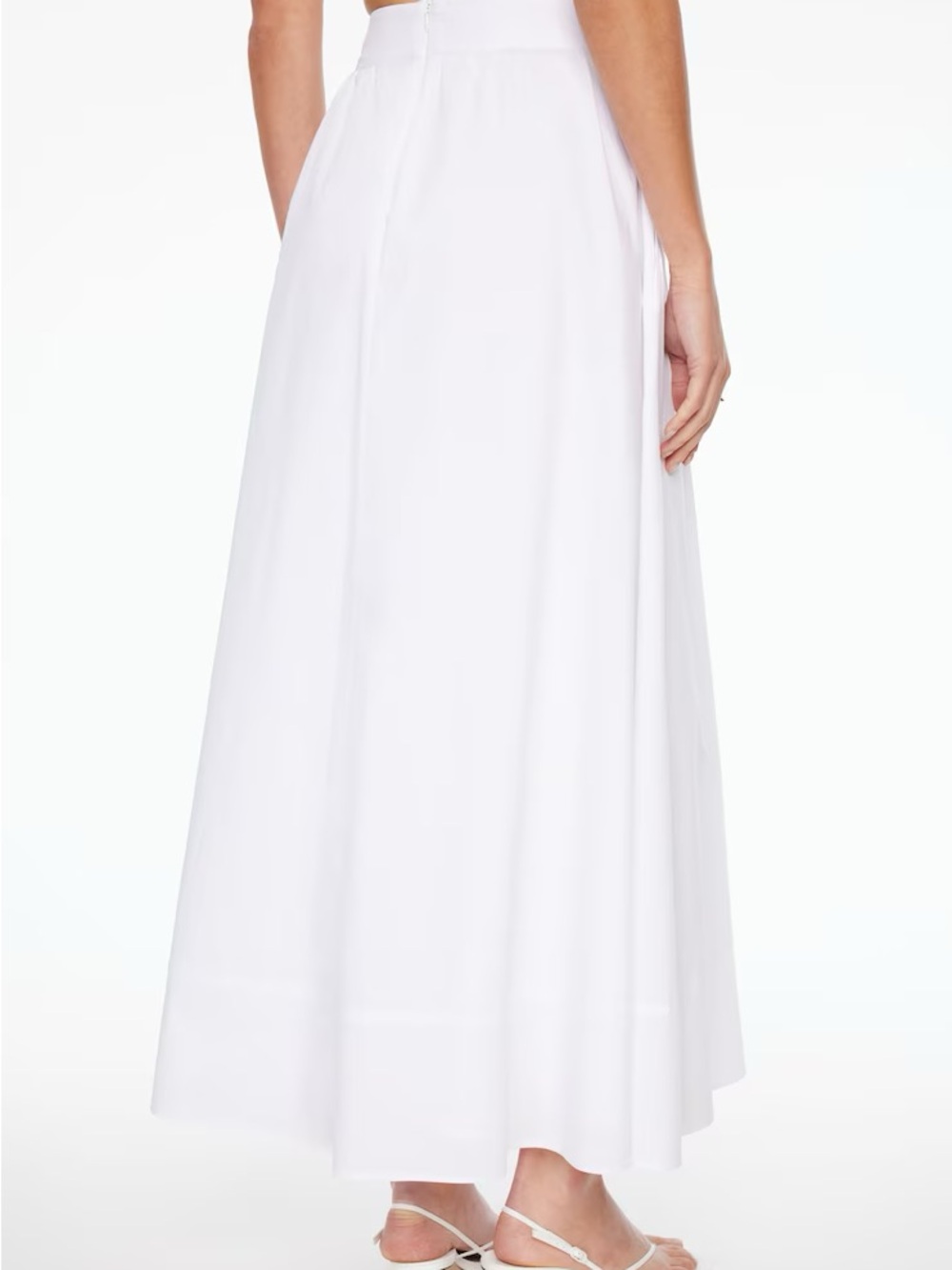 White Maxi Skirt - Elegant Everyday Wear